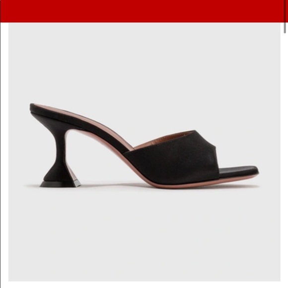 Amina Muaddi Shoes - NEW Amina Muaddi Black suede Lupita heels  39 sold out. Price Firm. No trades